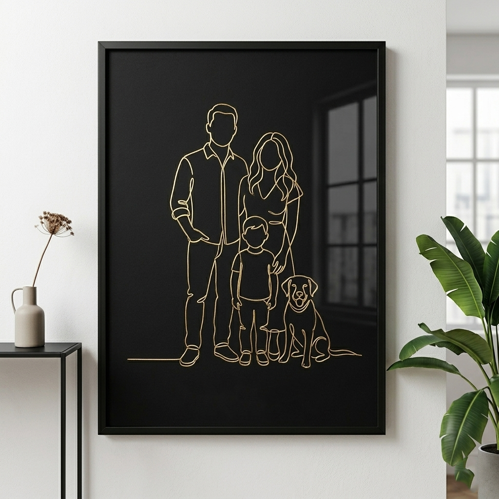 Unique Family Portrait
