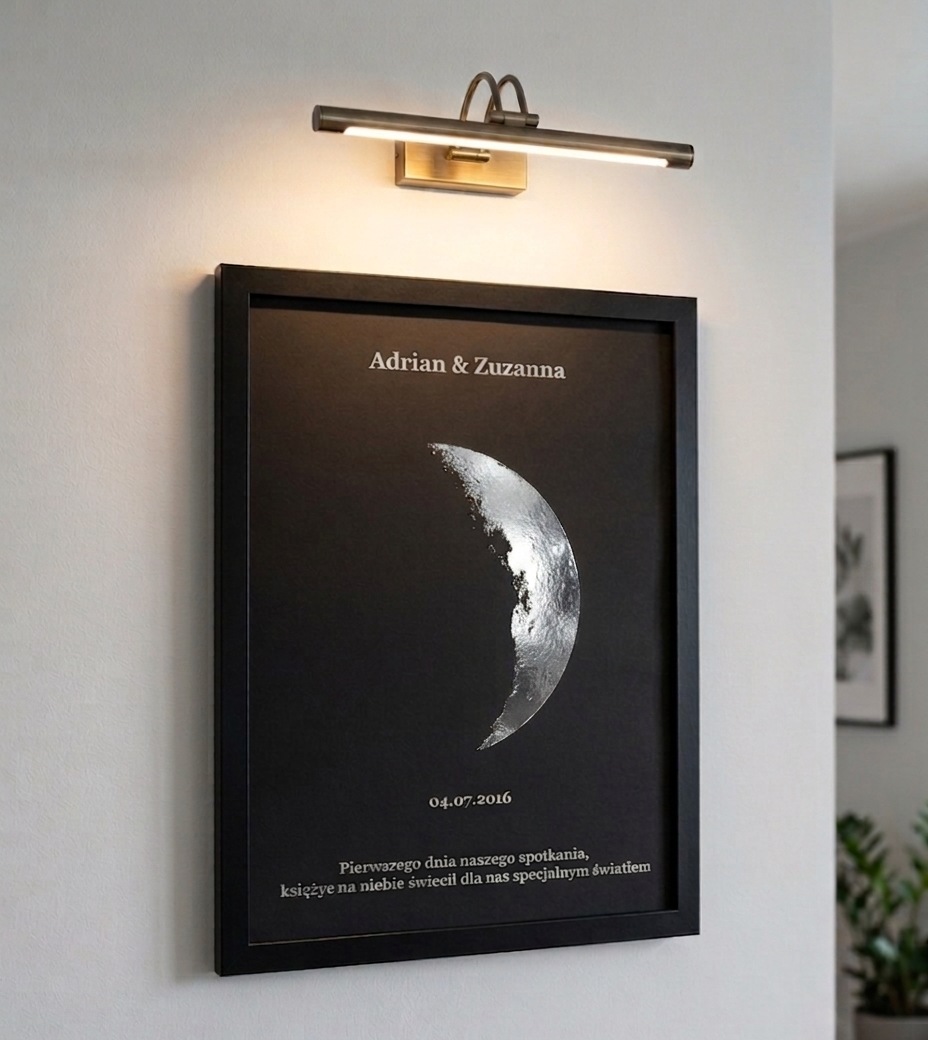 Wyjątkowy Plakat Fazy Księżyca