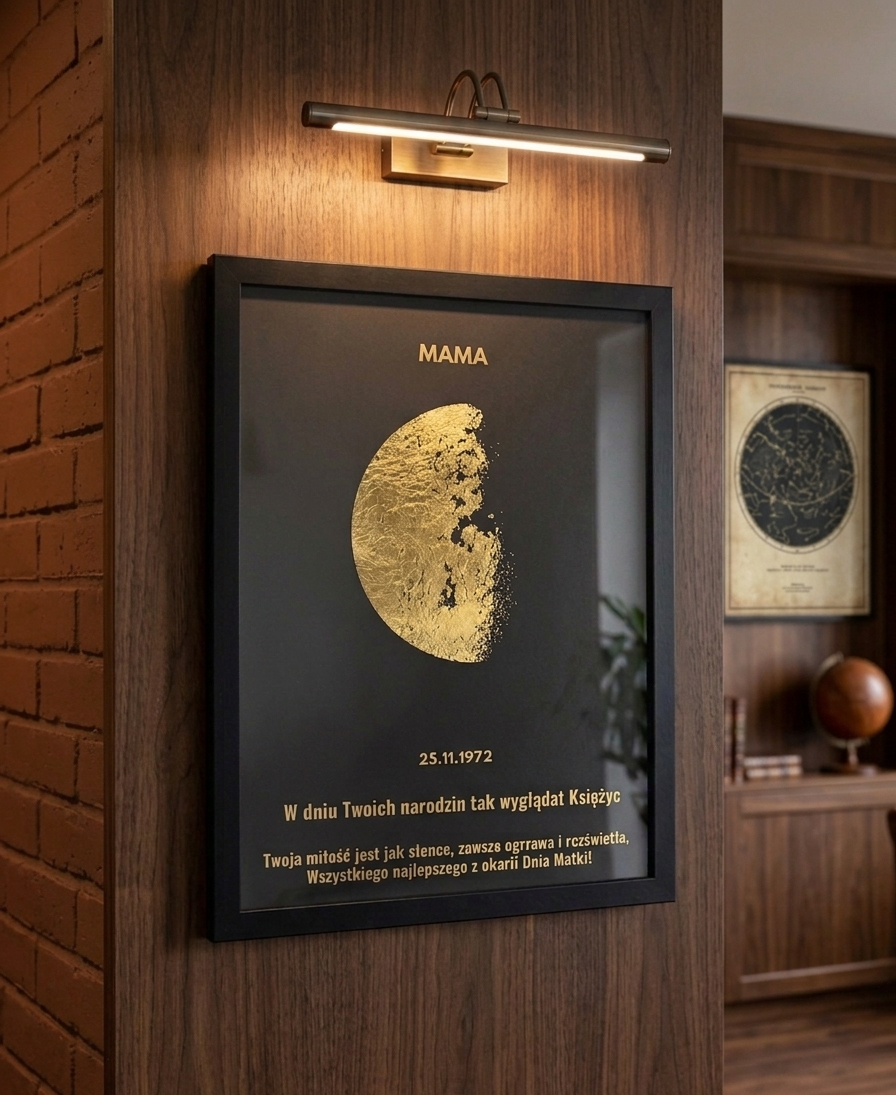 Wyjątkowy Plakat Fazy Księżyca