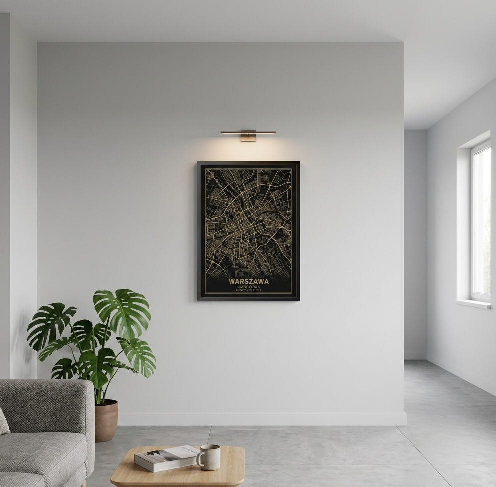 Póster Mapa de la Ciudad – Edición Premium Oro y Plata